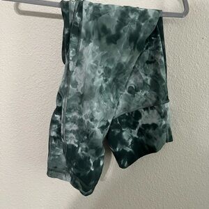 COPY - Lululemon green tie dye leggings 12